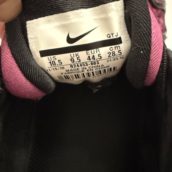 Nike Air VaporMax Plus Geometric Active Fuchsia Black Shoes Sneakers Men’s 10.5 - Picture 8 of 8